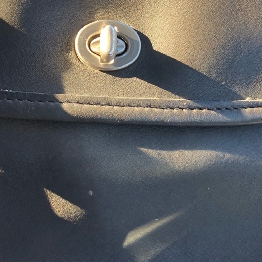 Coach vintage gray leather tango crossbody bag 9049 Costa Rica - Picture 6 of 16
